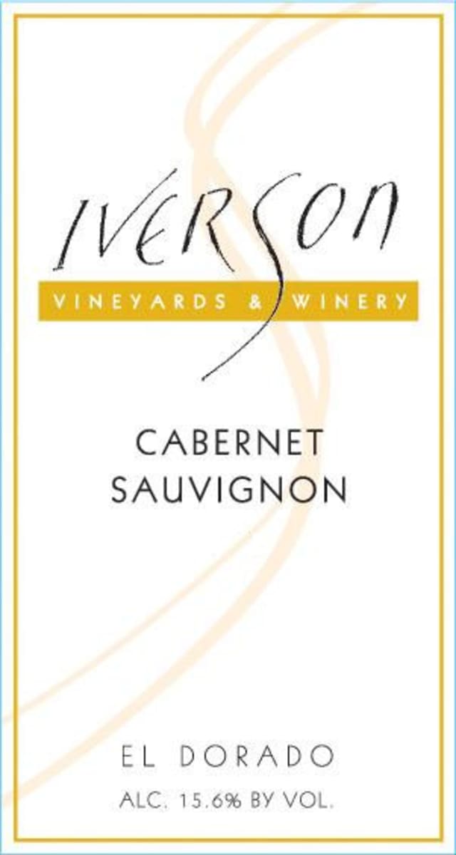 Iverson Vineyards & Winery Cabernet Sauvignon 2010 Front Label