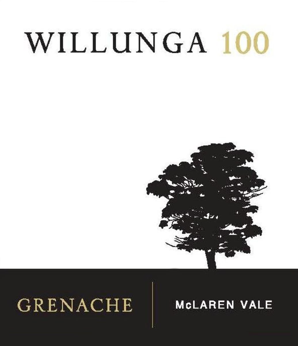 Willunga 100 Grenache 2011 Front Label