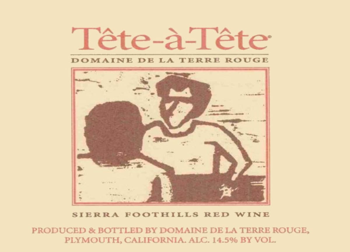 Terre Rouge Tete-a-Tete 2008 Front Label