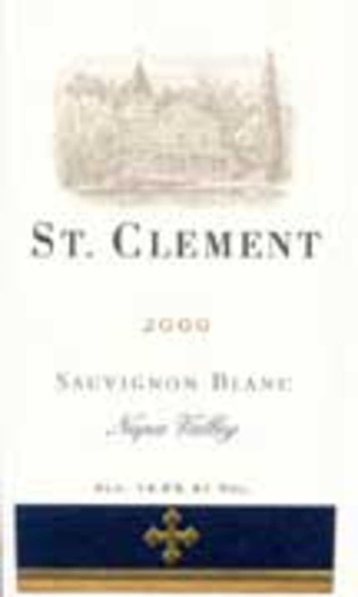 St. Clement Sauvignon Blanc 2000 Front Label