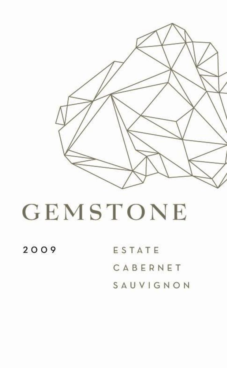 Gemstone Vineyard Estate Cabernet Sauvignon 2009 Front Label