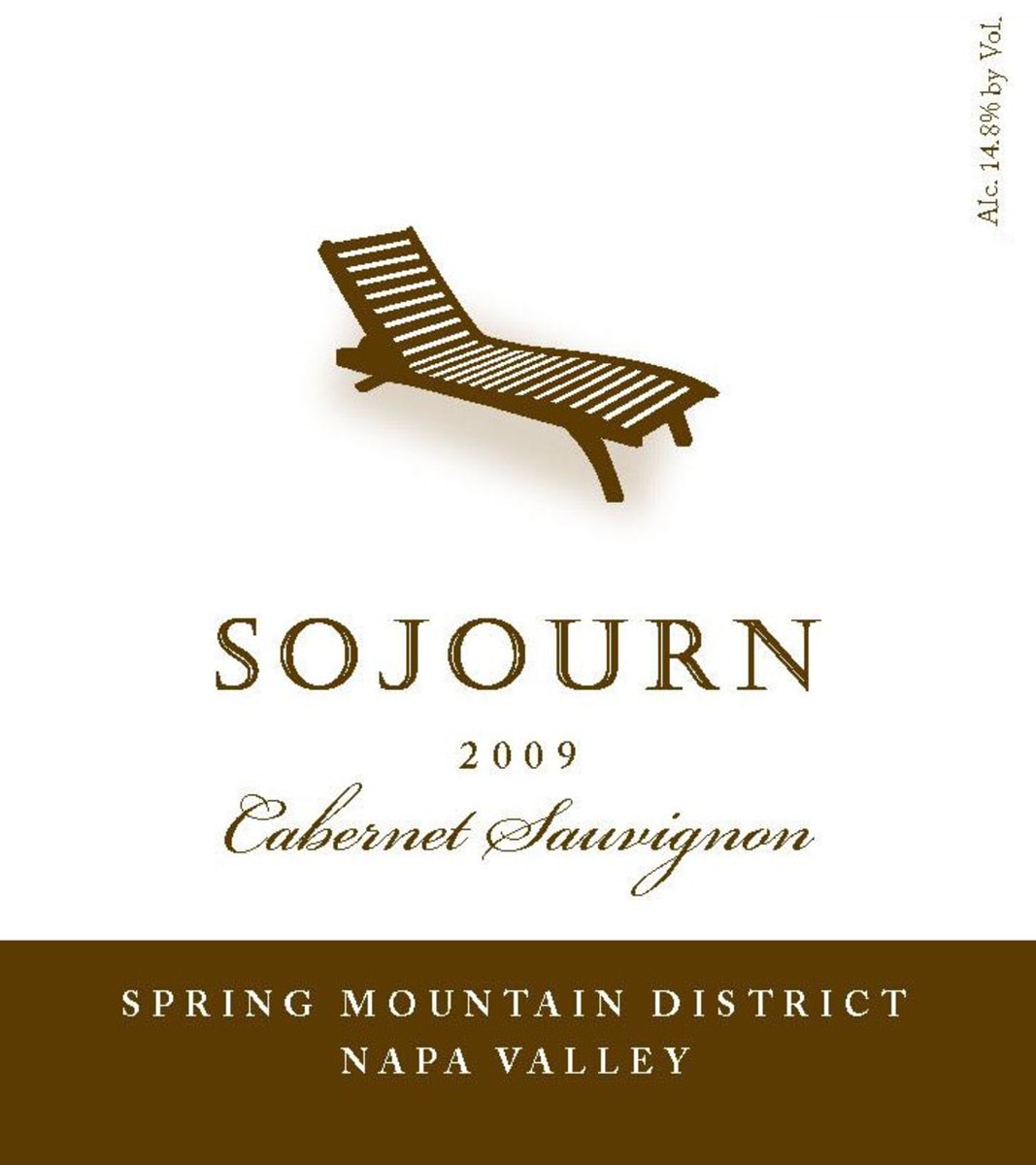 Sojourn Spring Mountain Cabernet Sauvignon 2009 Front Label