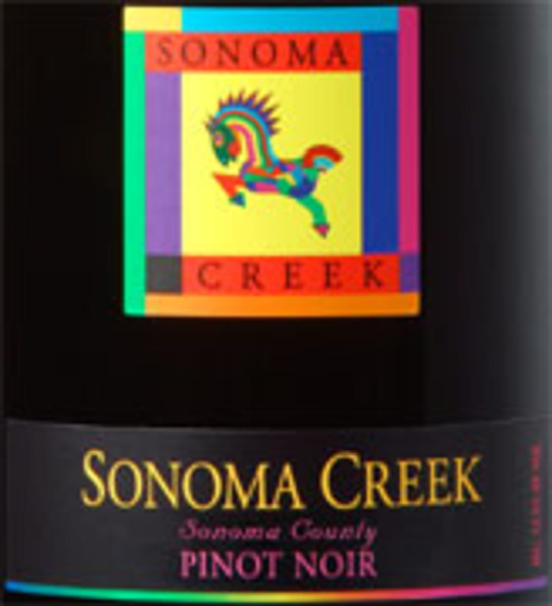 Sonoma Creek Pinot Noir 2000 Front Label