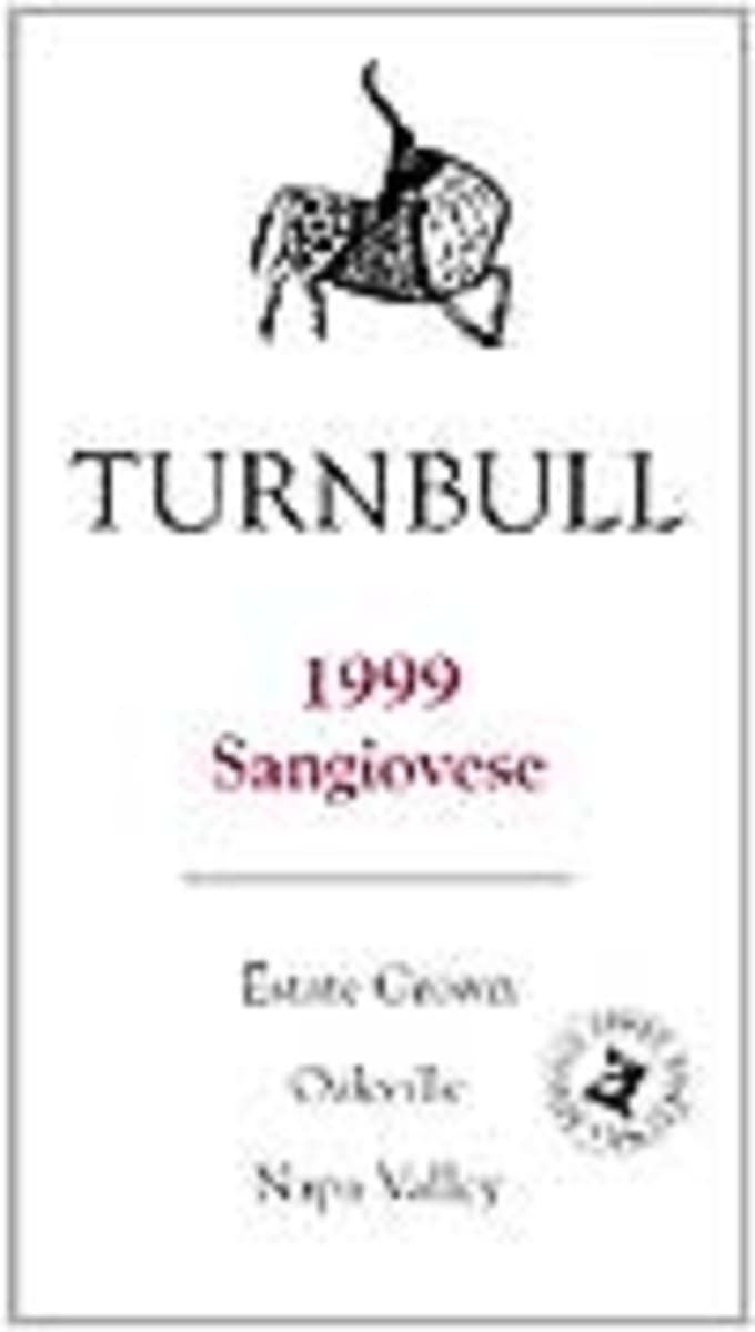 Turnbull Sangiovese 1999 Front Label