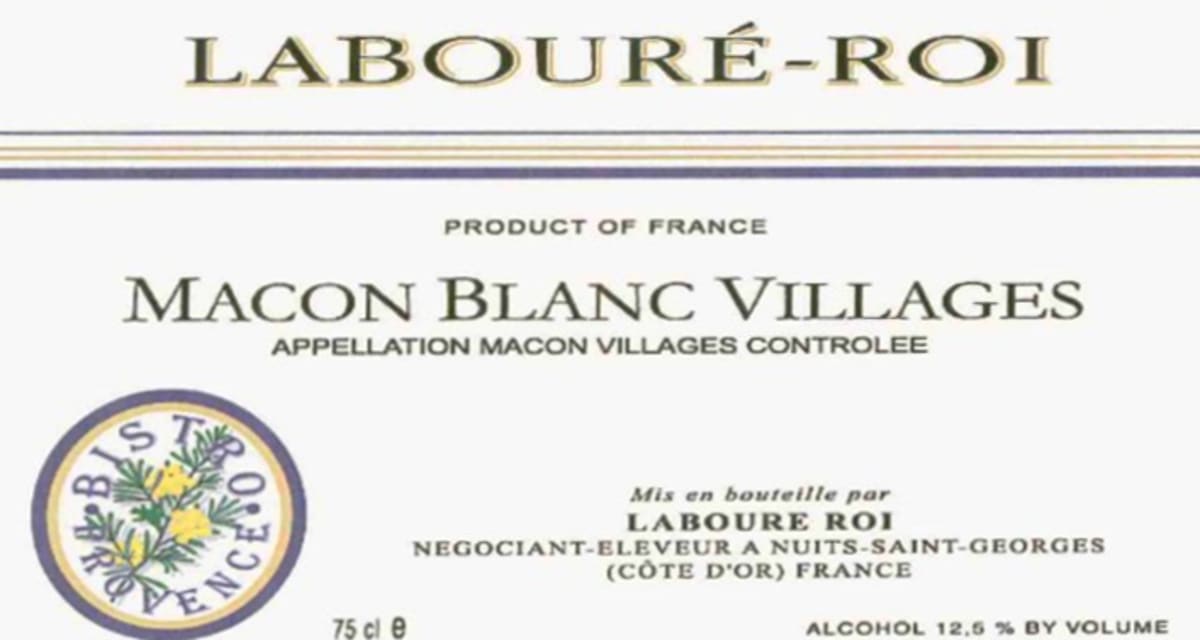 Laboure Roi Macon-Villages 2007 Front Label