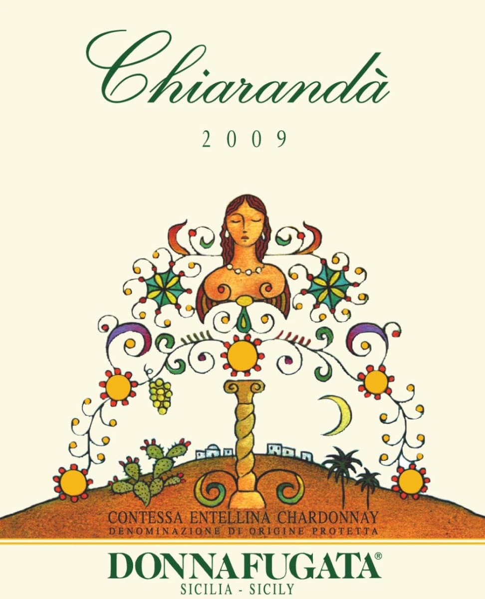 Donnafugata Chiaranda 2009 Front Label