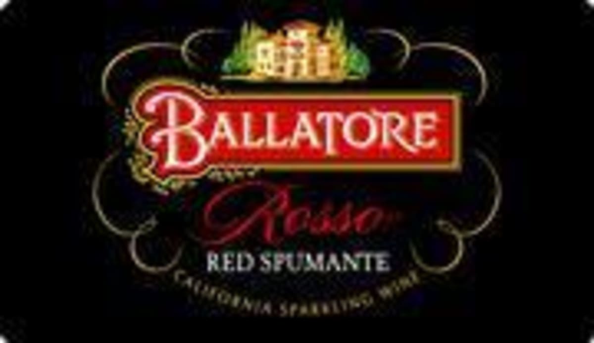 Ballatore Rosso Red Spumante Front Label