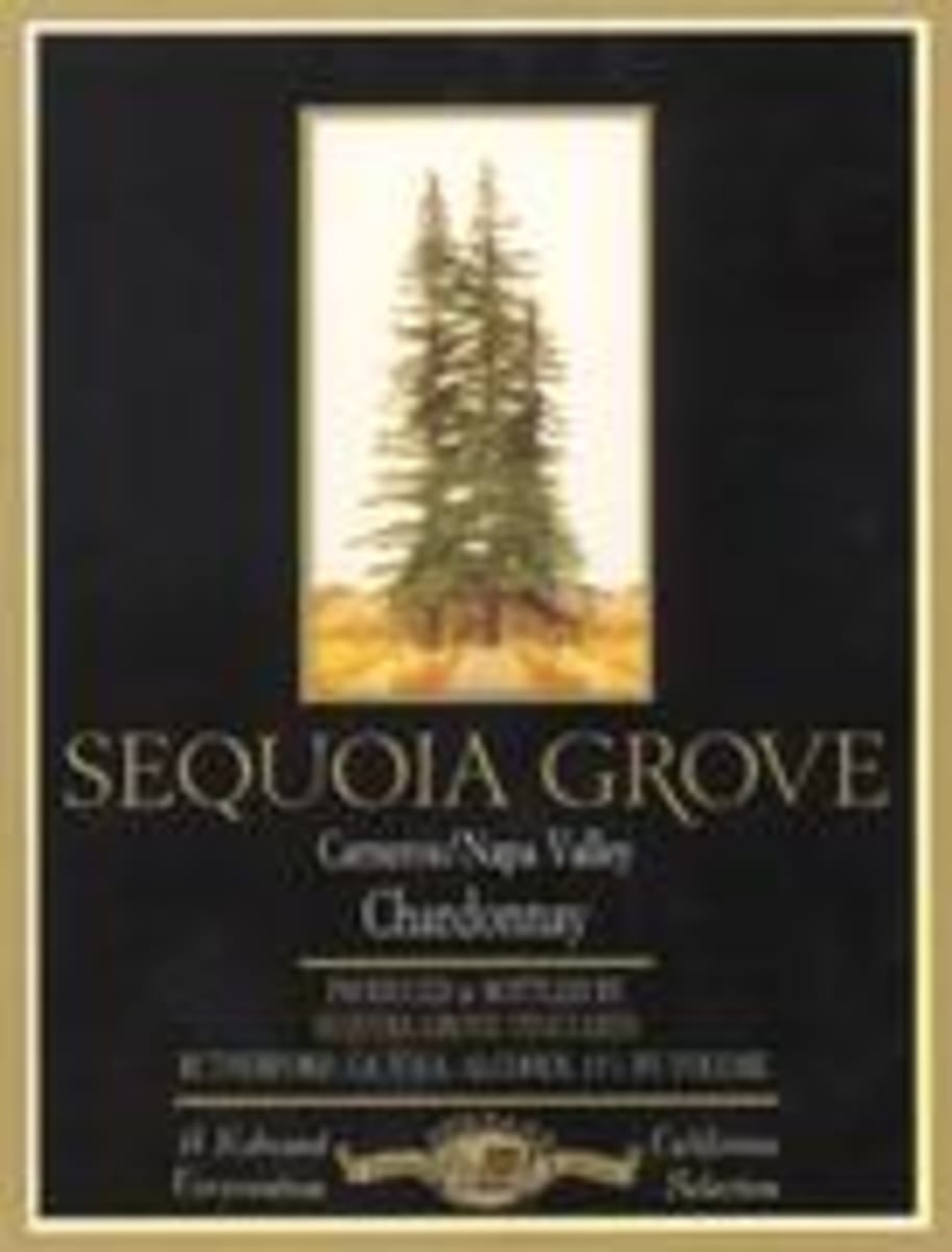 Sequoia Grove Carneros Chardonnay 2000 Front Label