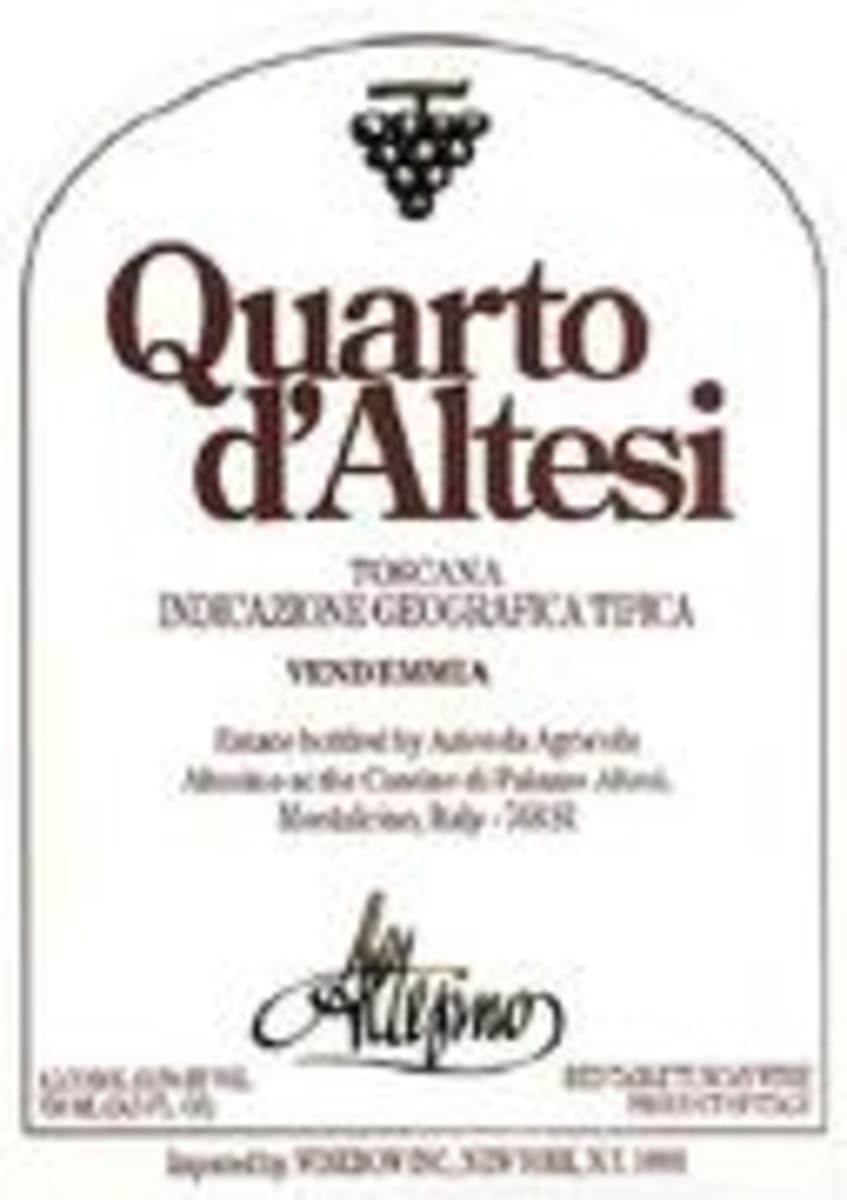 Altesino Quarto d'Altesi 1998 Front Label