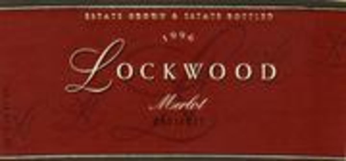 Lockwood Estate Merlot 1999 Front Label