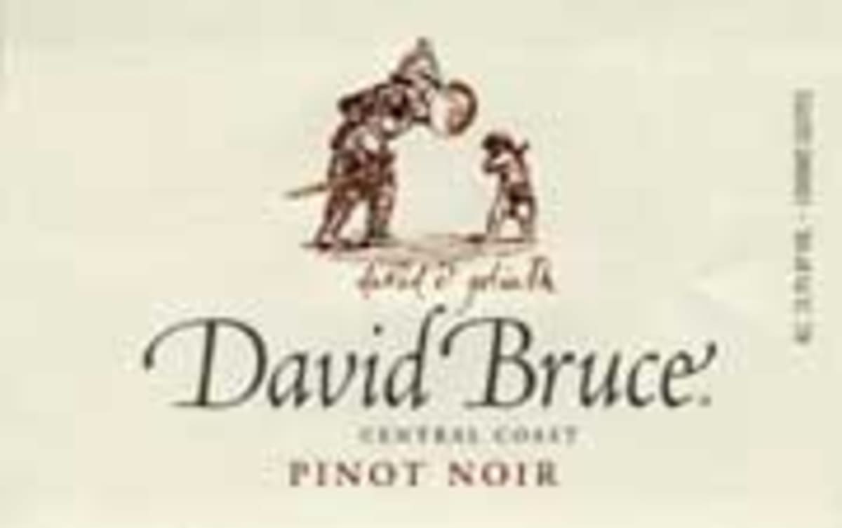 David Bruce Central Coast Pinot Noir 2001 Front Label