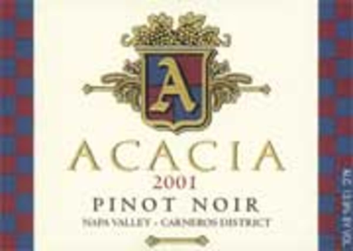 Acacia Carneros Pinot Noir (375ML half-bottle) 2001 Front Label