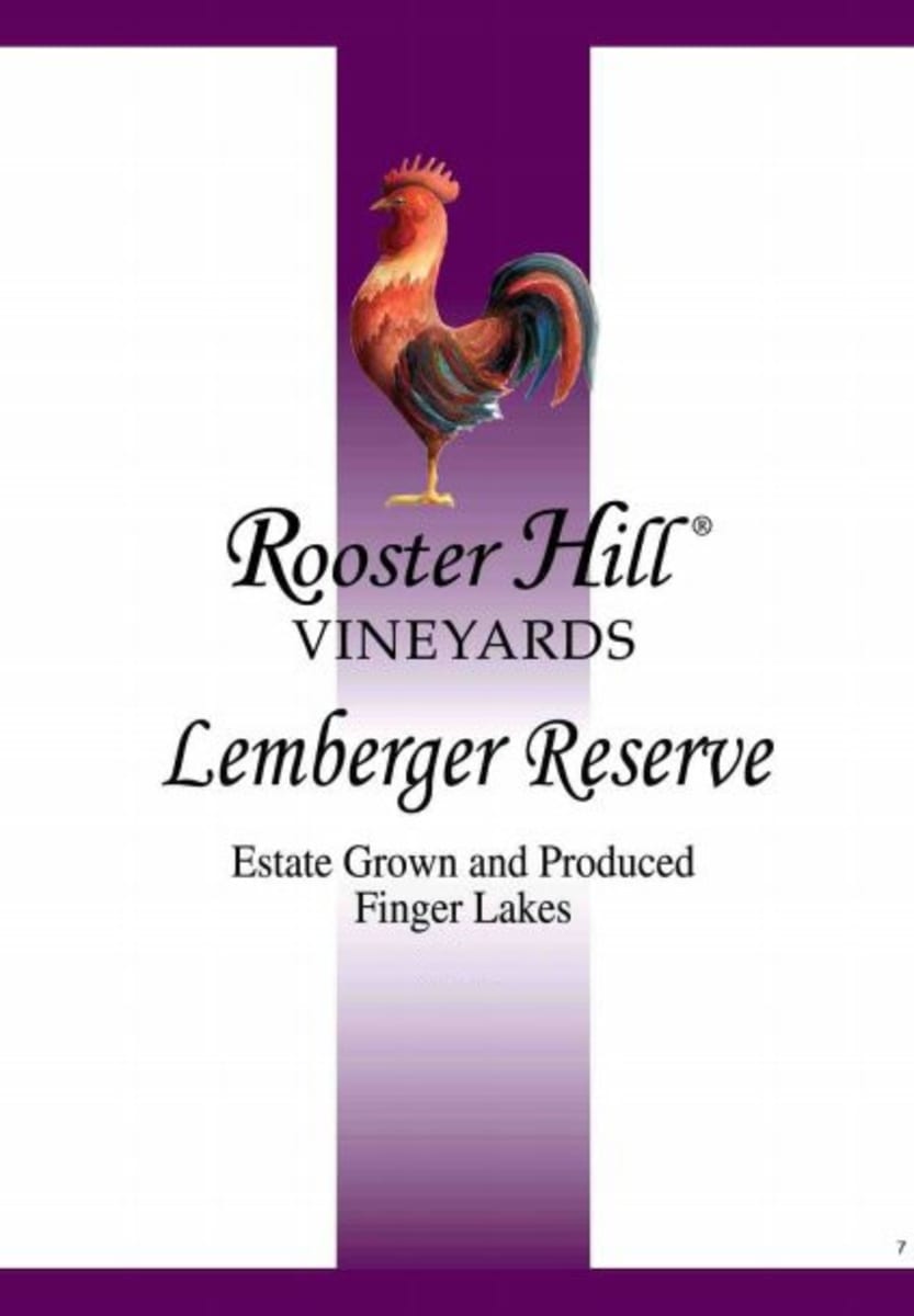 Rooster Hill Vineyards Estate Reserve Lemberger 2014 Front Label