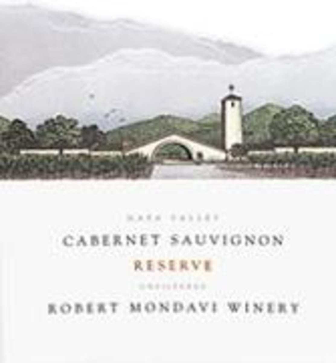 Robert Mondavi Reserve Cabernet Sauvignon (half-bottle) 1998 Front Label