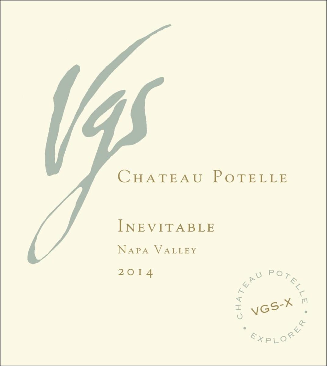 Chateau Potelle VGS Explorer Inevitable 2014 Front Label