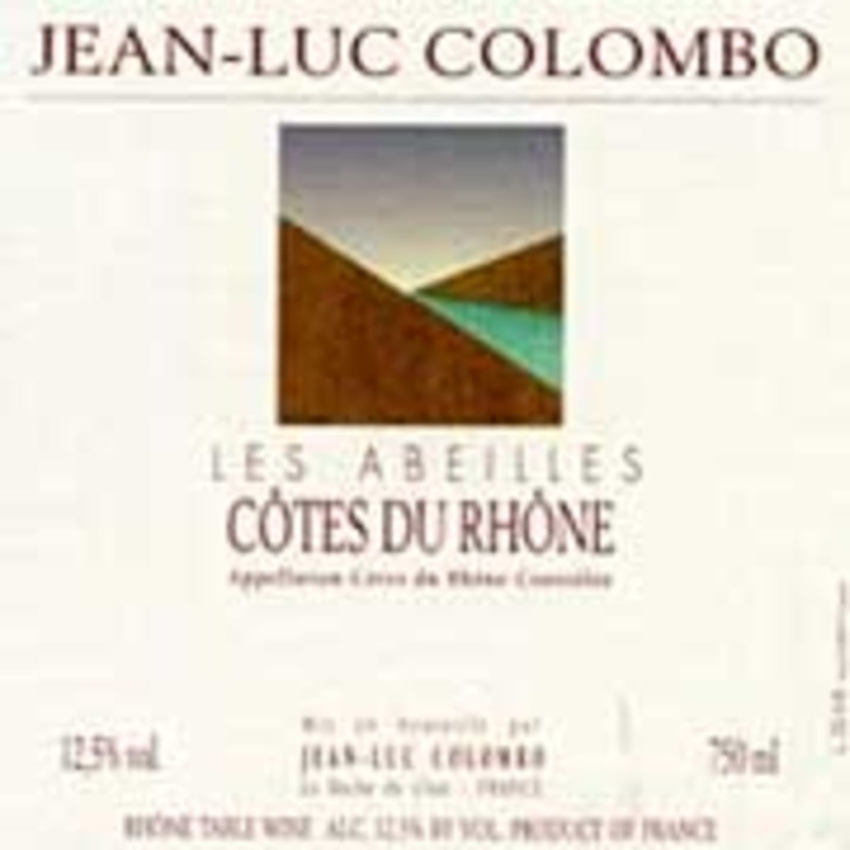 Jean-Luc Colombo Cotes du Rhone Les Abeilles 2000 Front Label