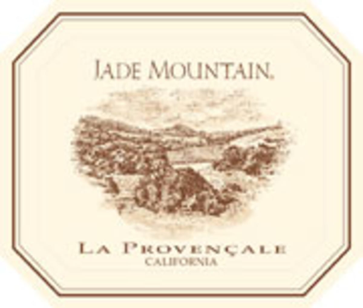 Jade Mountain La Provencale 2001 Front Label