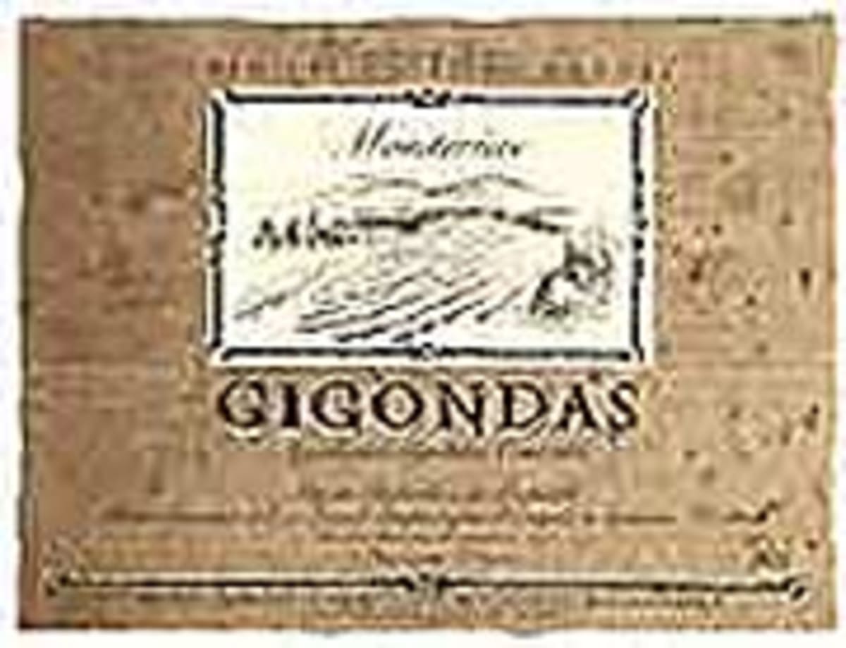 Montirius Gigondas 2000 Front Label