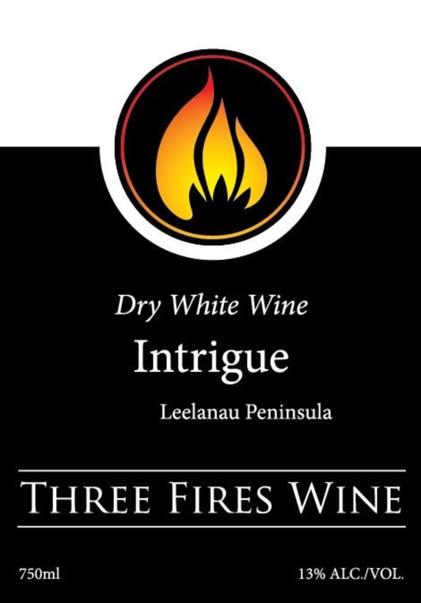 Three Fires Wine Intrigue 2012 Front Label