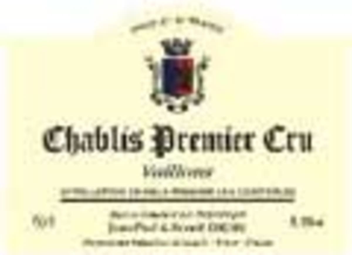 Jean-Paul Droin Chablis Vaillons Premier Cru 2001 Front Label