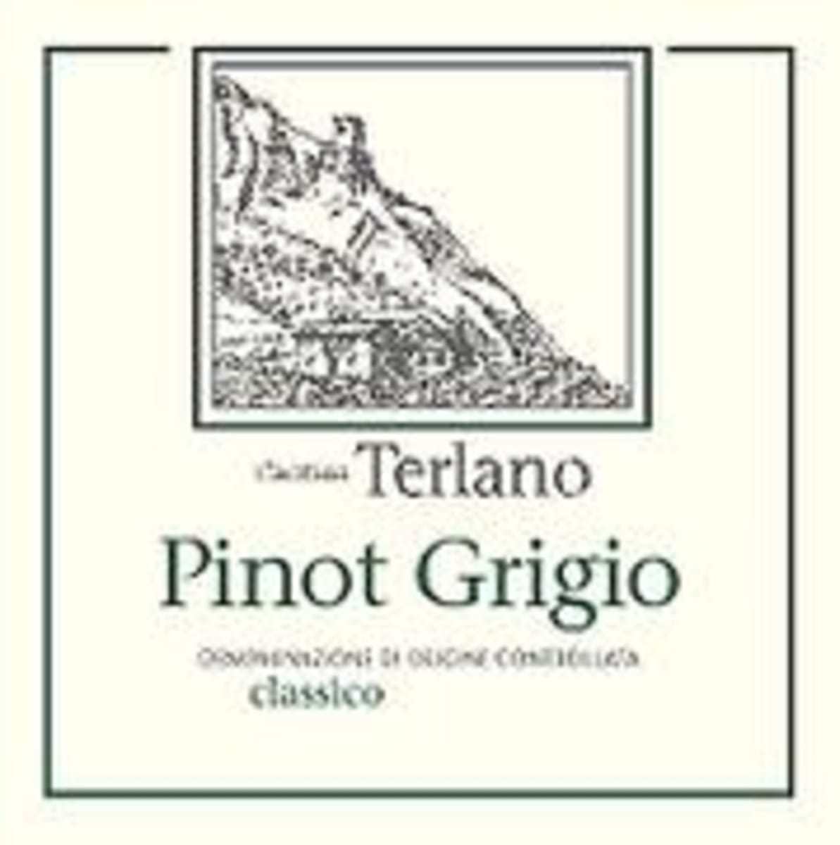 Terlan Pinot Grigio 2002 Front Label