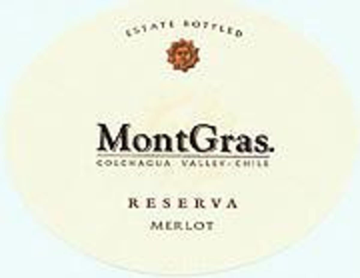 MontGras Reserve Merlot 2000 Front Label