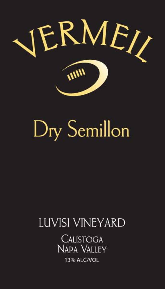 Vermeil Wines Luvisi Vineyard Dry Semillon 2011 Front Label