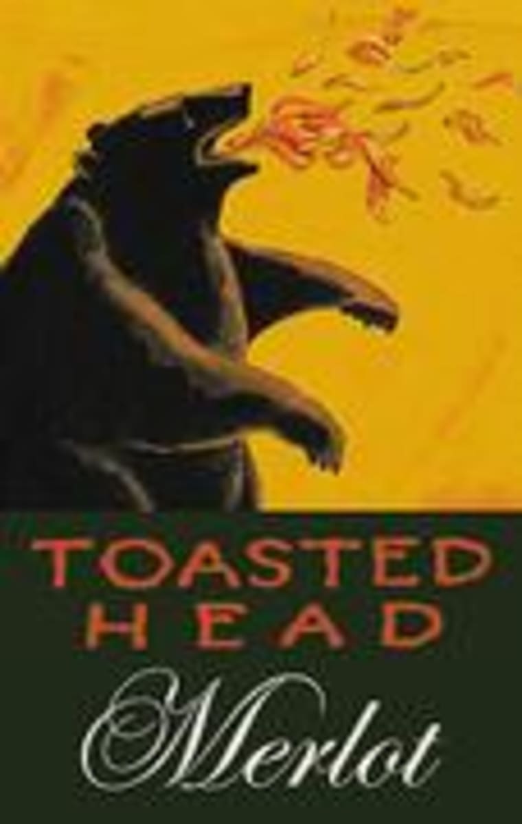 Toasted Head Merlot 2001 Front Label