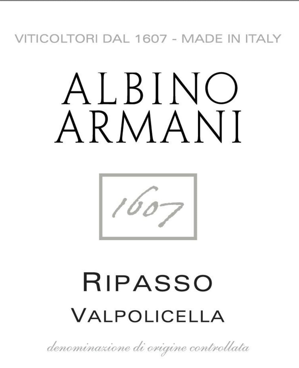 Albino Armani Ripasso Valpolicella 1607 2012 Front Label