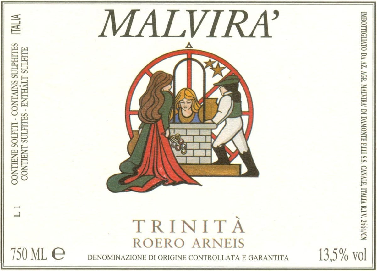 Malvira Roero Trinita Arneis 2010 Front Label