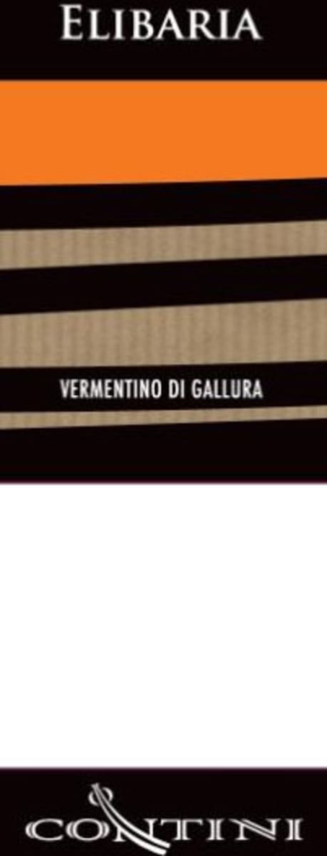 Contini Vermentino di Gallura Elibaria 2014 Front Label