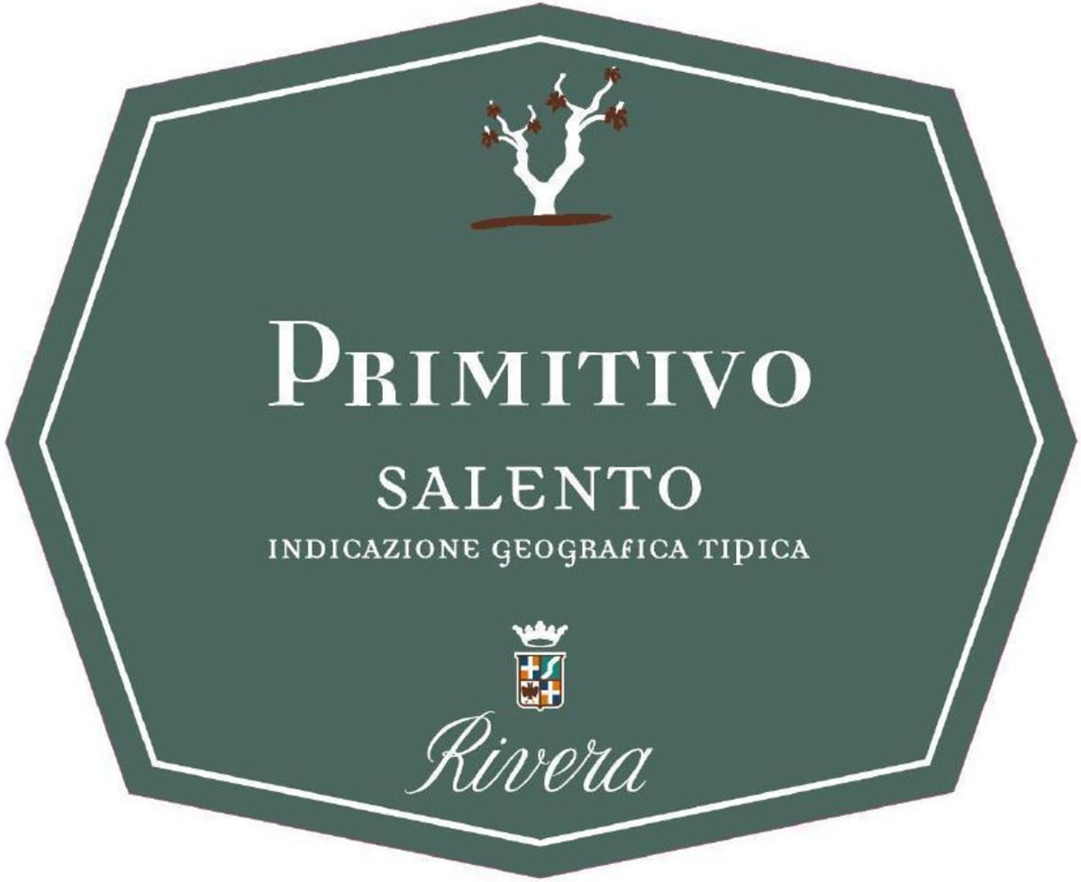 Rivera Salento Primitivo 2014 Front Label