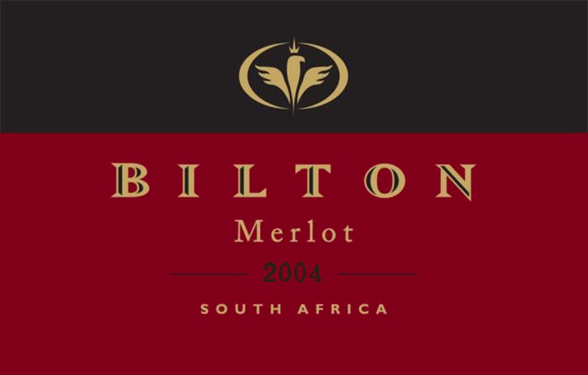 Bilton Merlot 2004 Front Label