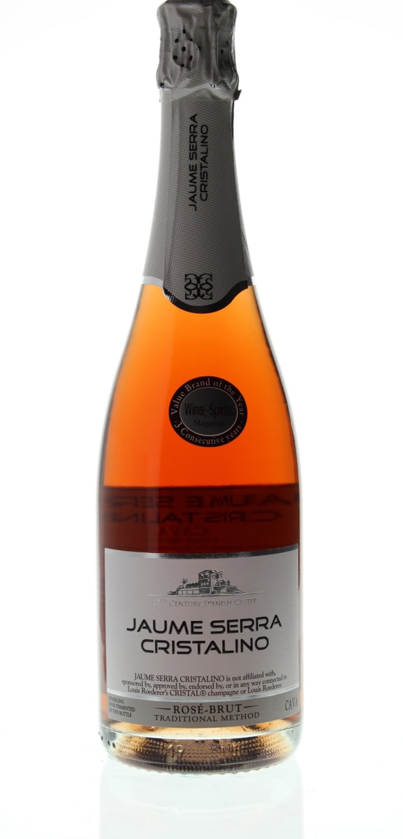 Jaume Serra Cristalino Cava Brut Rose Front Bottle Shot