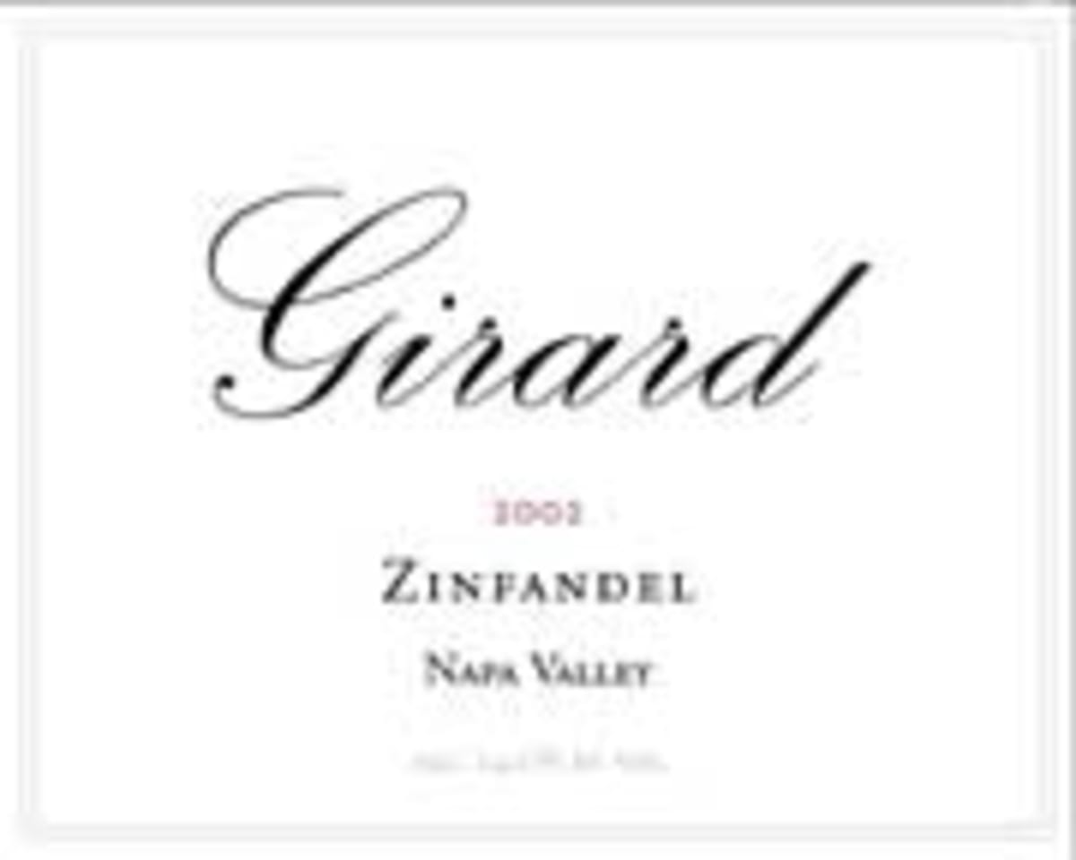 Girard Zinfandel 2002 Front Label