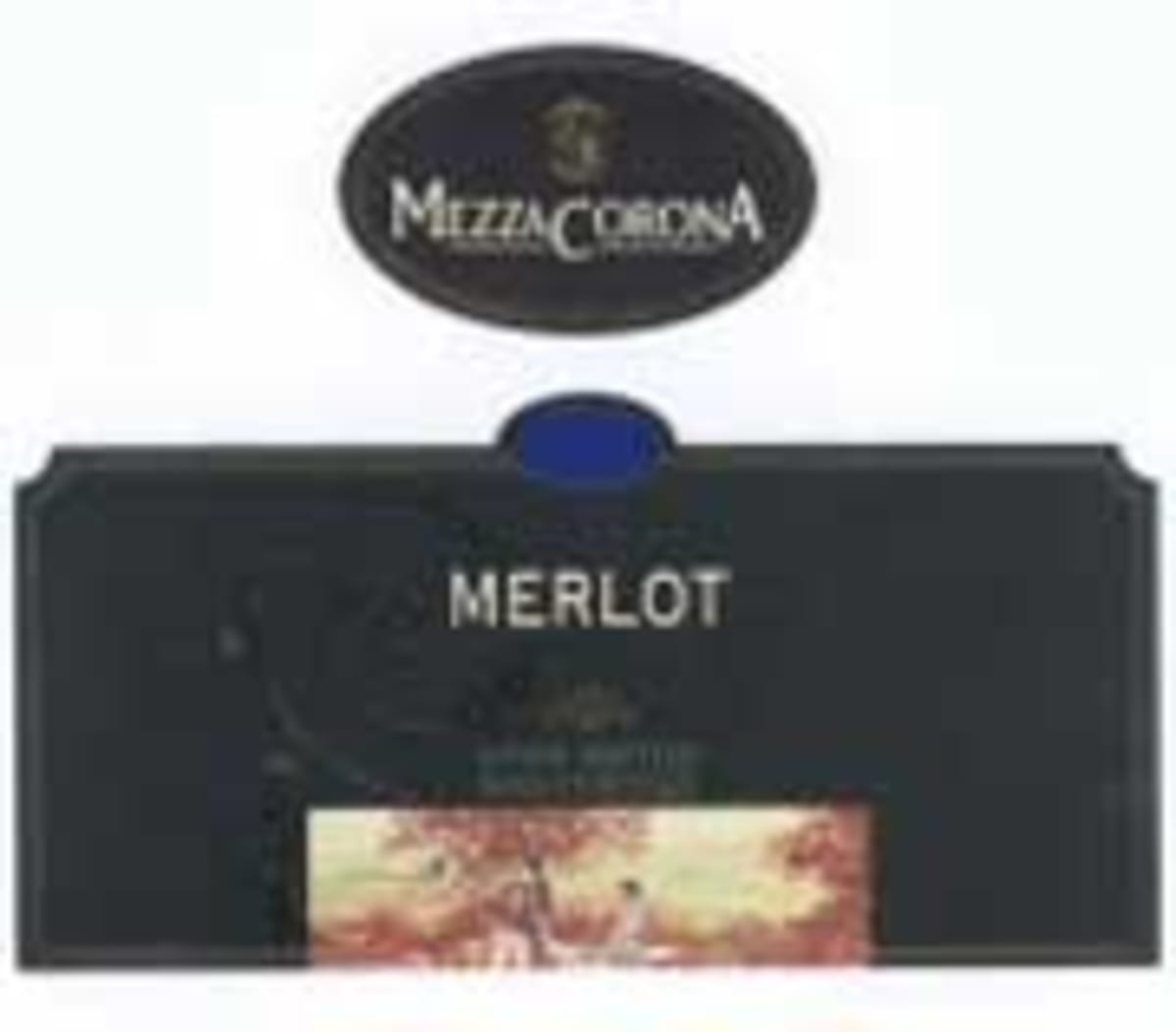 Mezzacorona Merlot 2002 Front Label