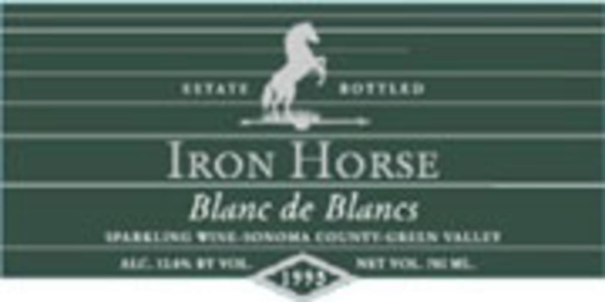 Iron Horse Blanc de Blanc 1995 Front Label