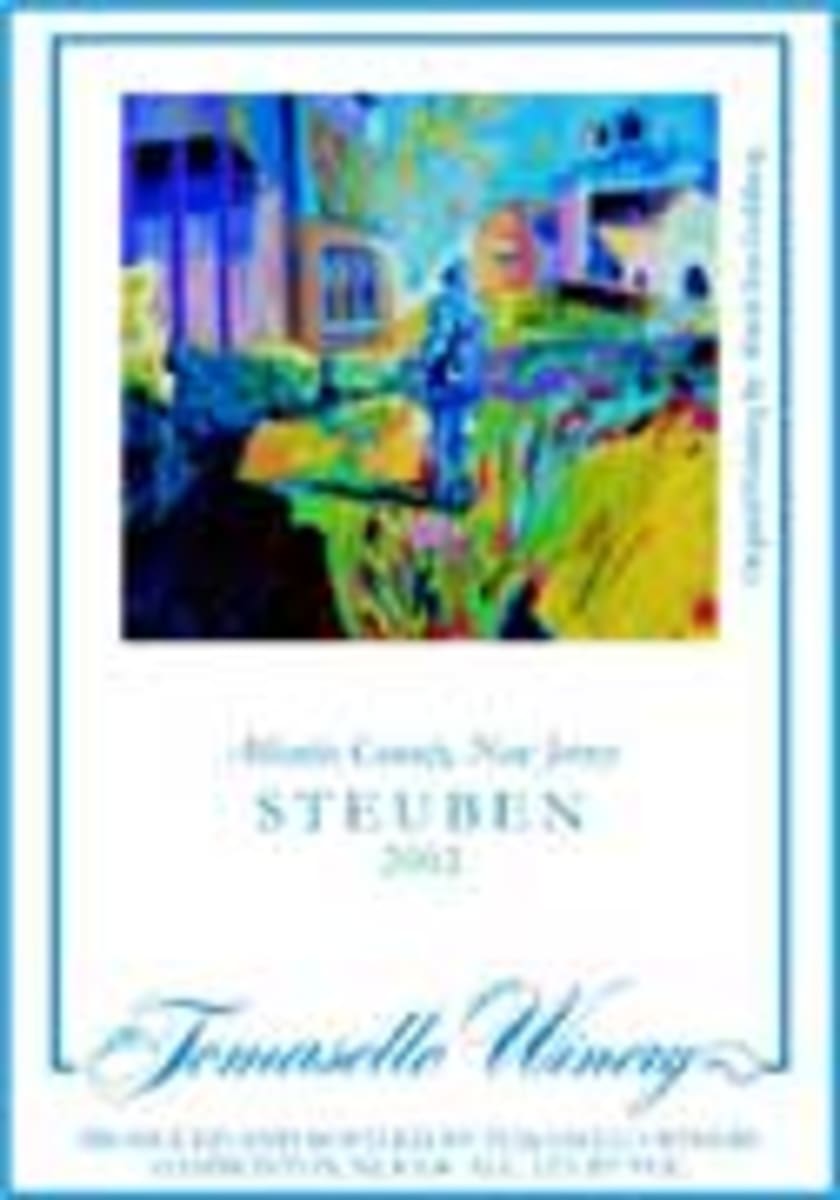 Tomasello Winery Atlantic County Steuben 2002 Front Label