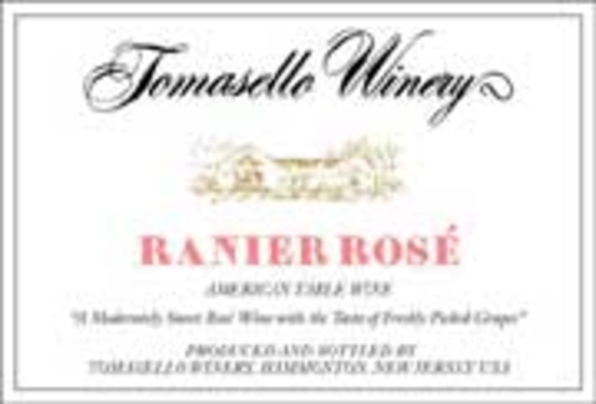 Tomasello Winery American Ranier Rose Front Label