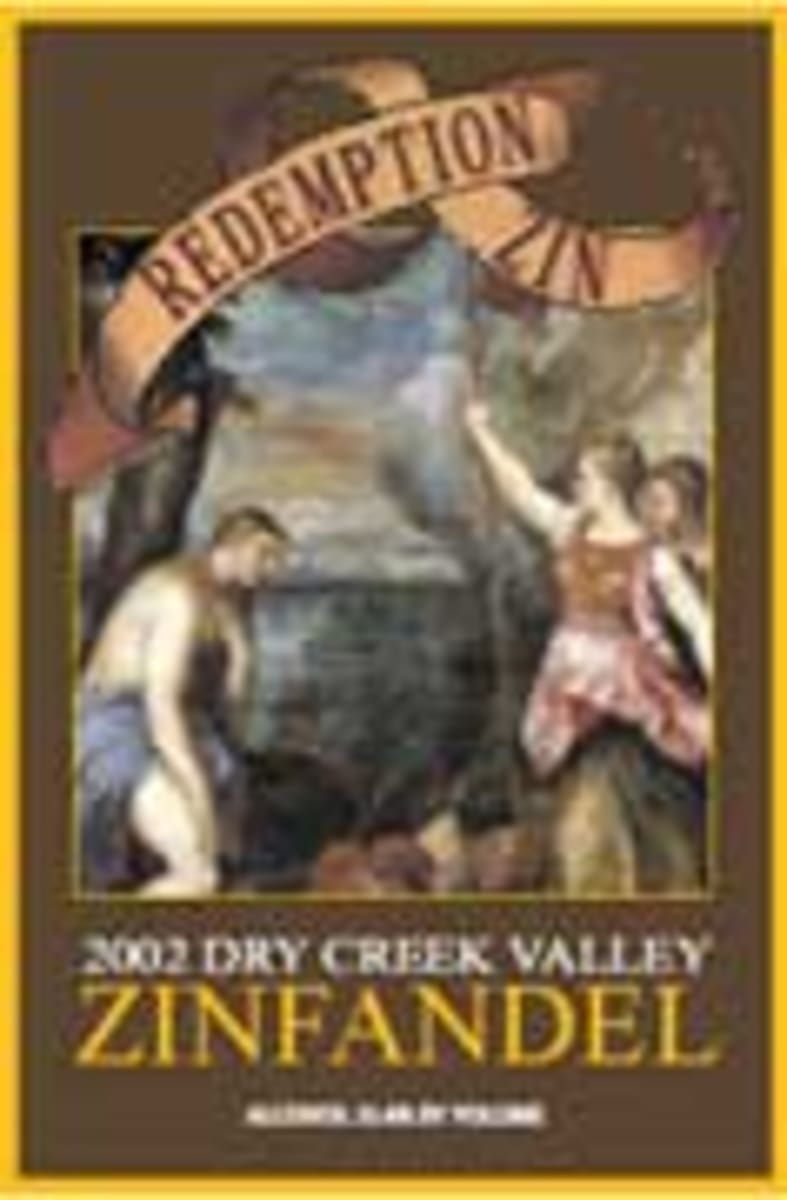 Alexander Valley Vineyards Redemption Zin 2002 Front Label