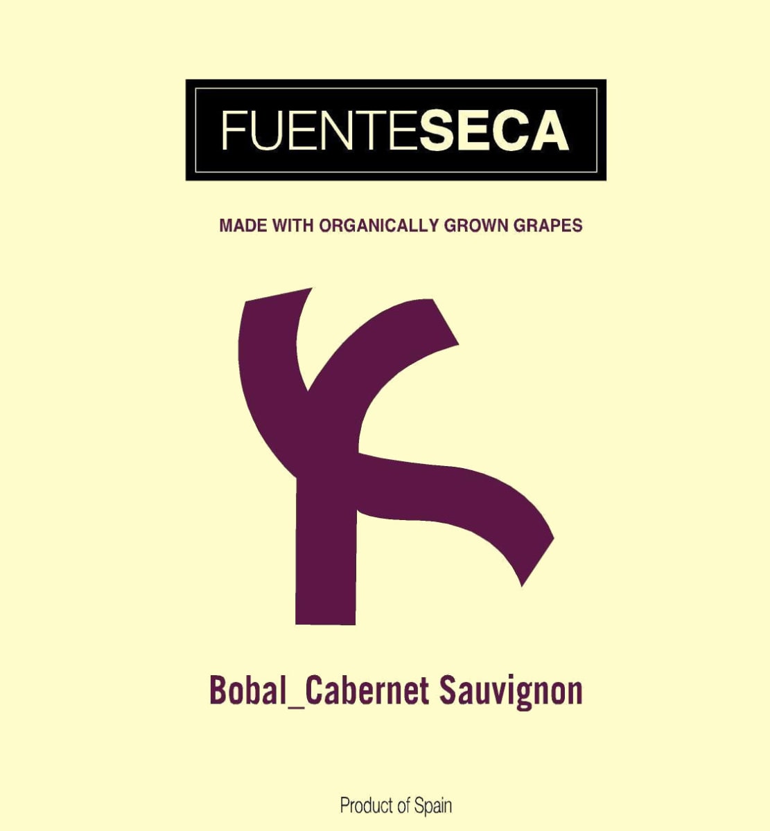 Sierra Norte Fuenteseca Bobal Cabernet Sauvignon 2013 Front Label