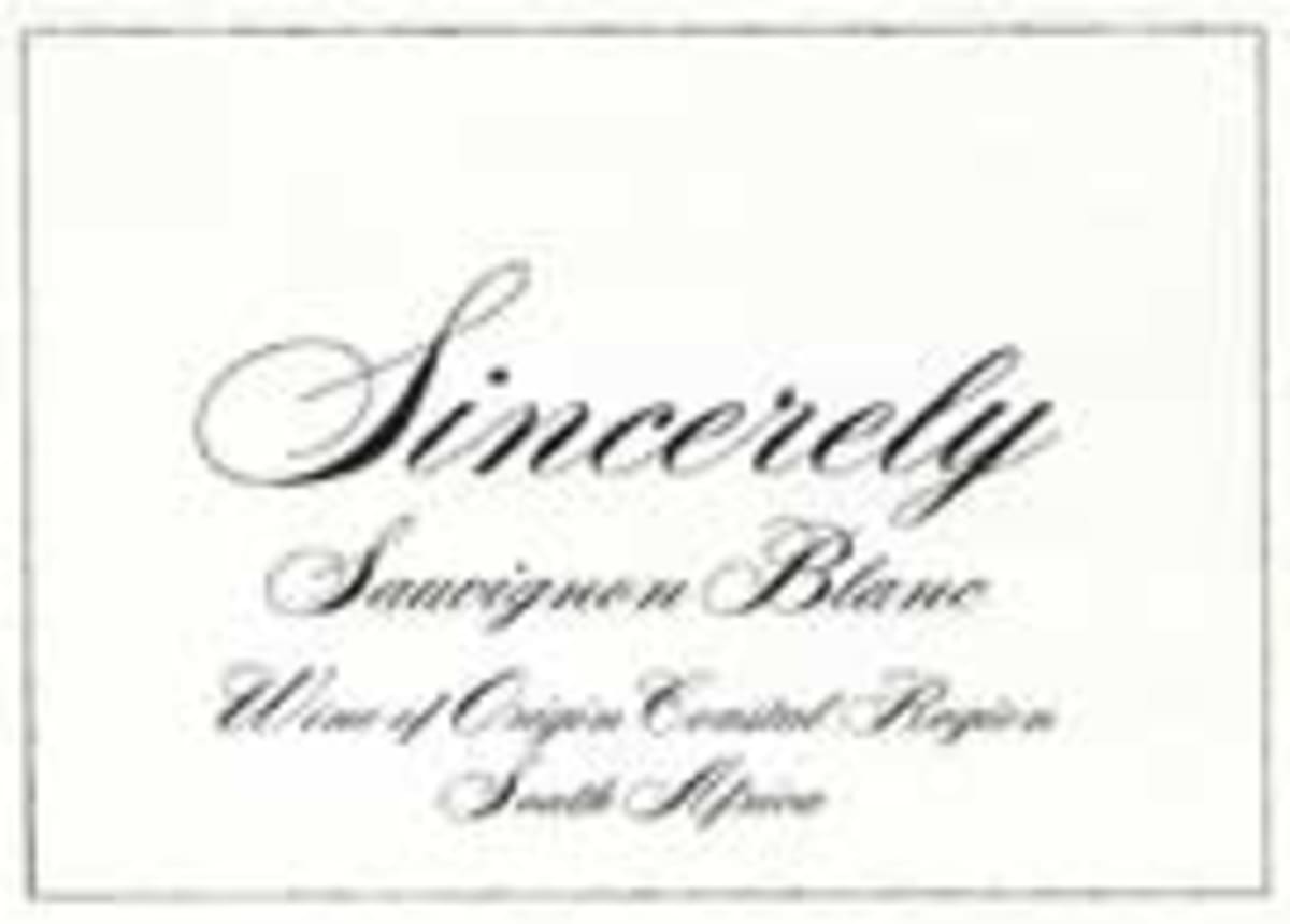 Neil Ellis Sincerely Sauvignon Blanc 2004 Front Label