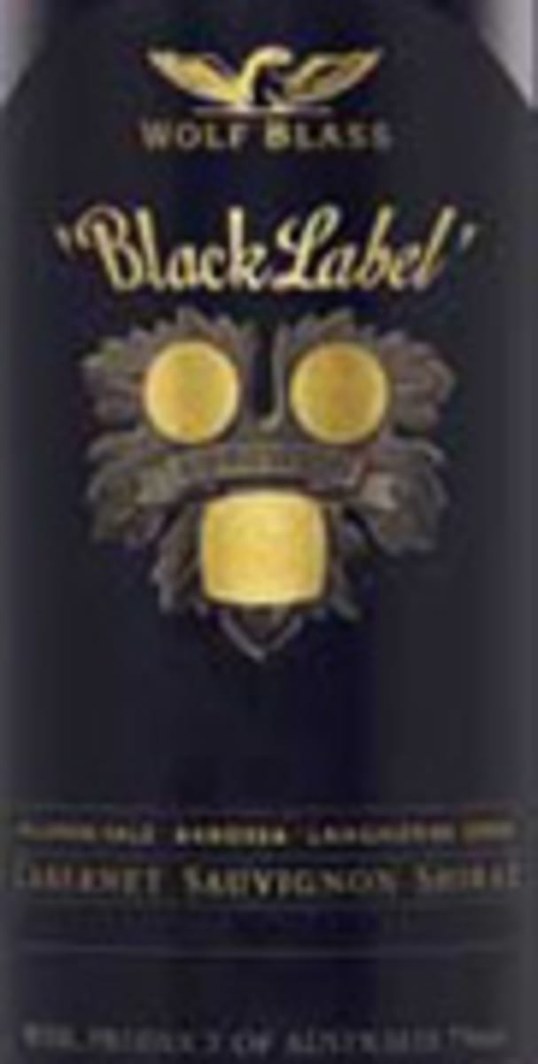 Wolf Blass Black Label Cabernet-Shiraz 2002 Front Label