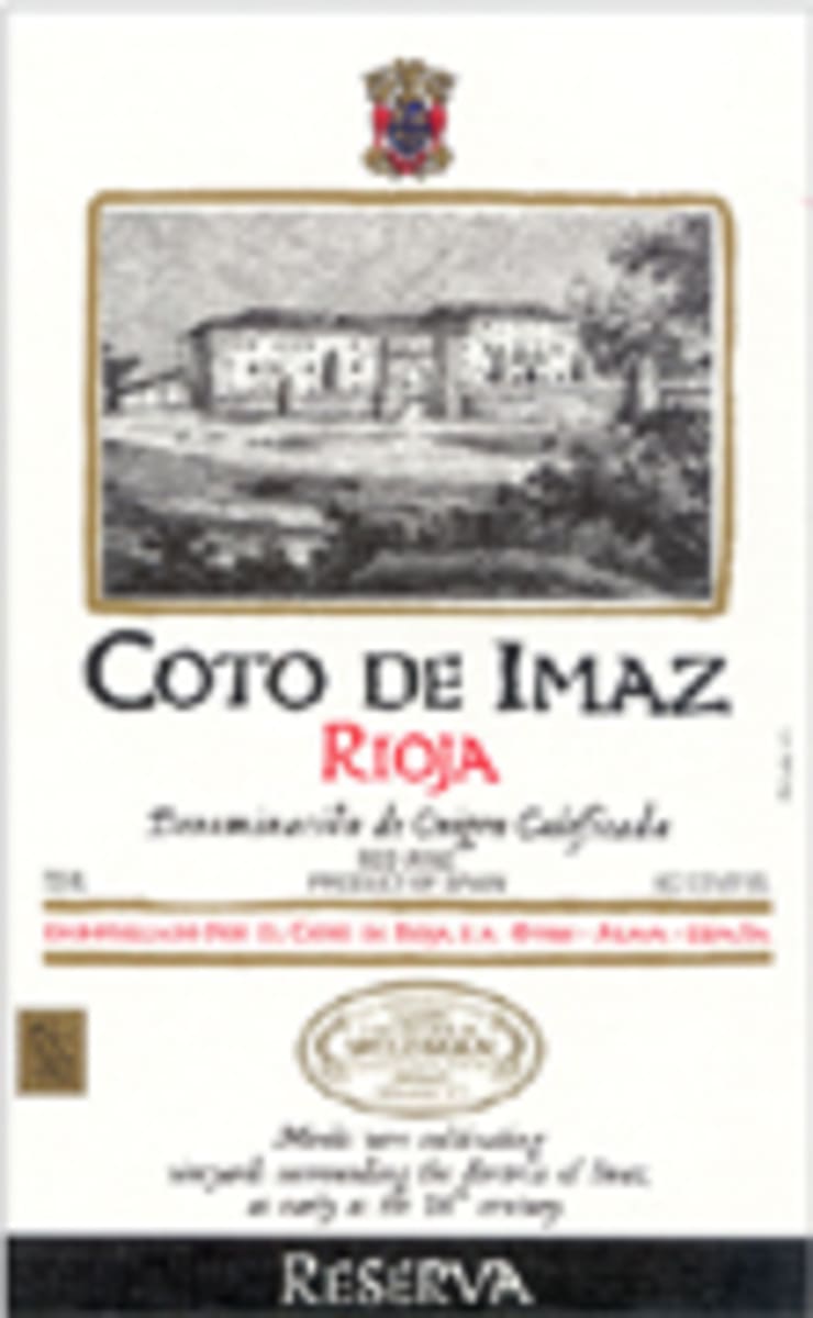 El Coto Coto de Imaz Reserva 1999 Front Label