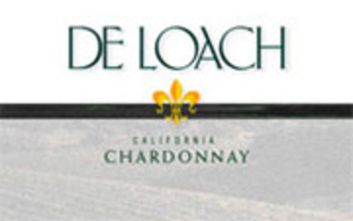DeLoach California Chardonnay 2002 Front Label
