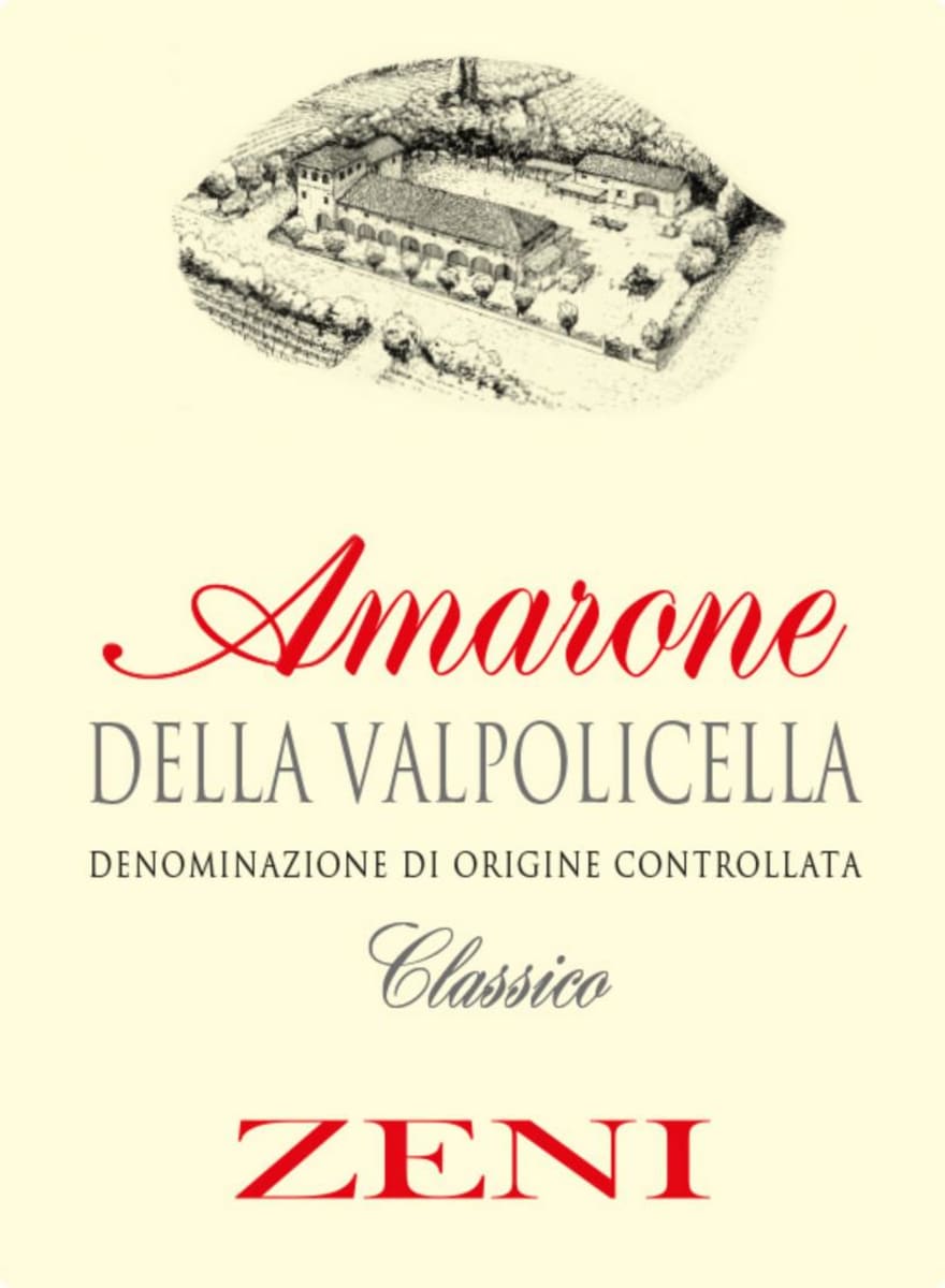 Zeni Amarone della Valpolicella Classico 2011 Front Label