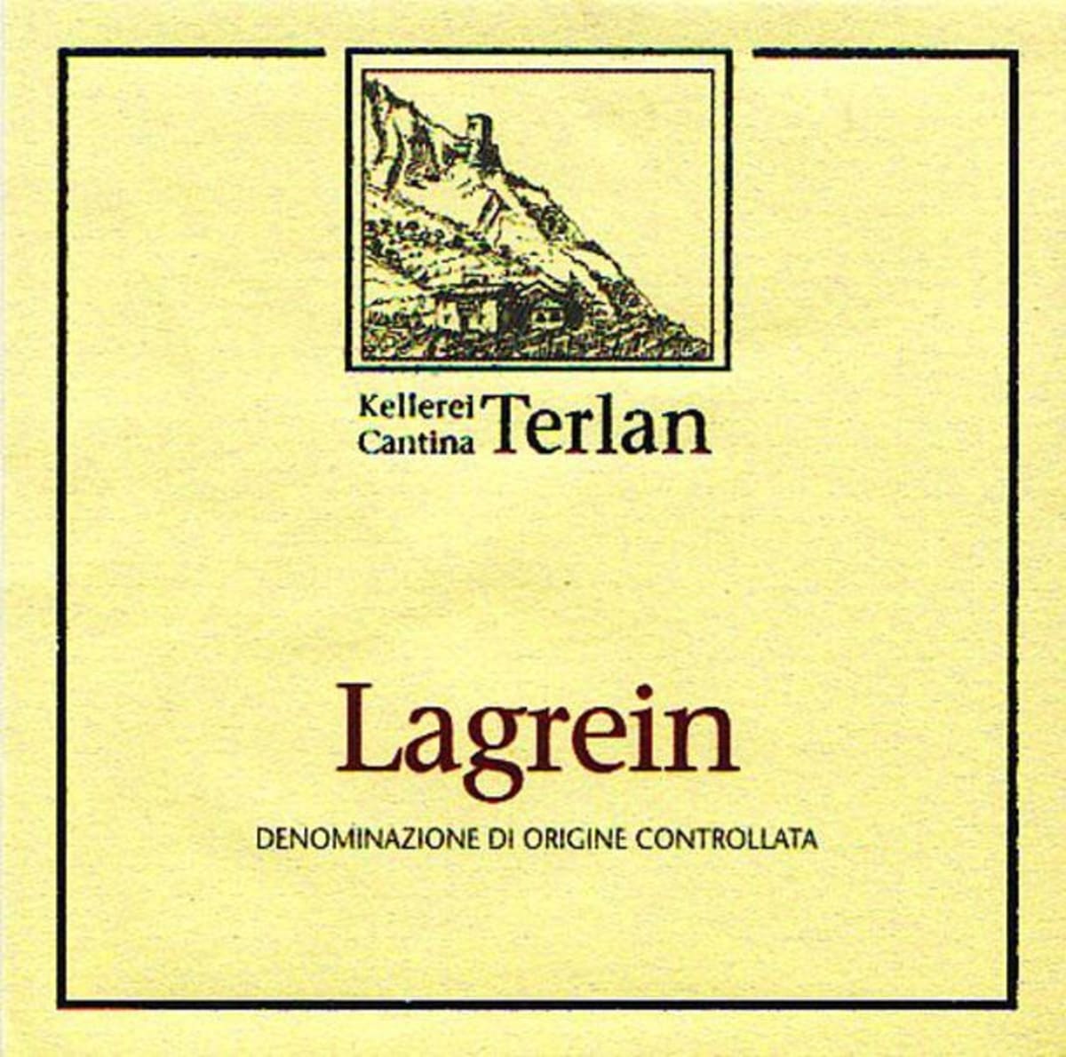 Terlan Alto Adige Classico Lagrein 2014 Front Label