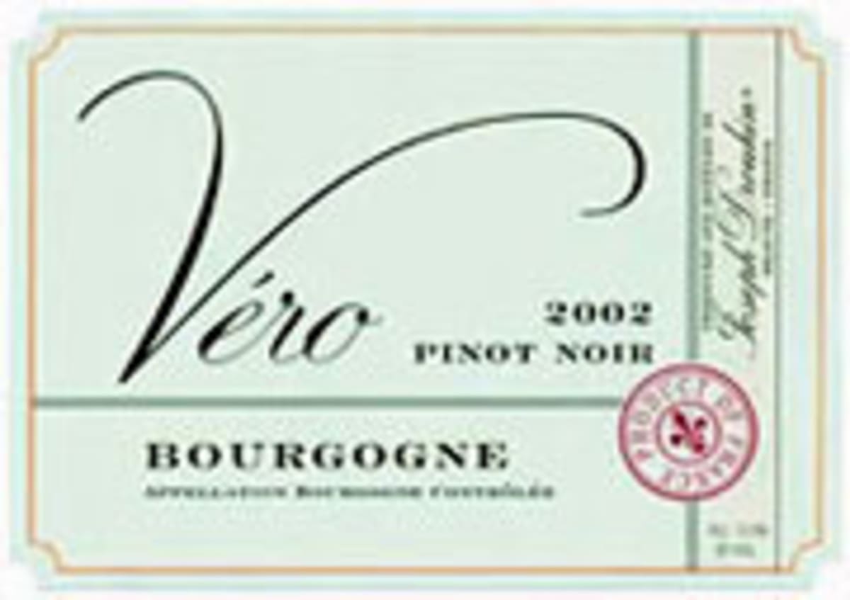 Joseph Drouhin Vero Pinot Noir 2002 Front Label