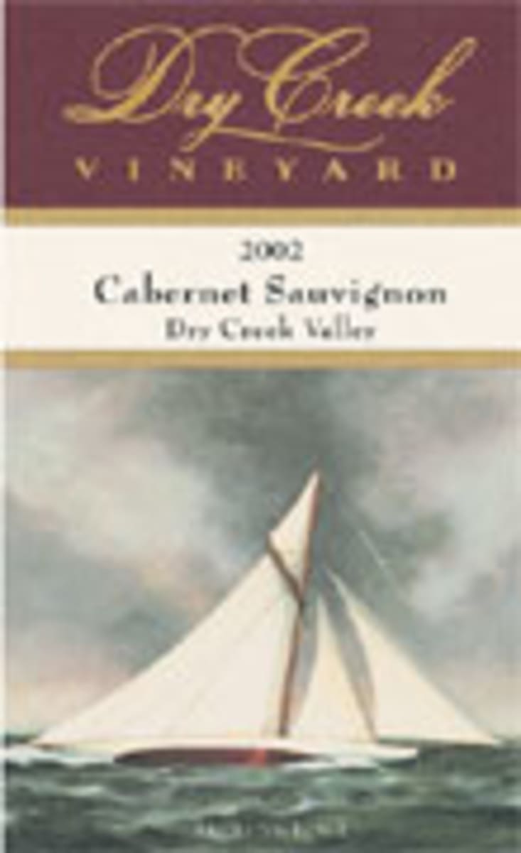 Dry Creek Vineyard Cabernet Sauvignon 2002 Front Label