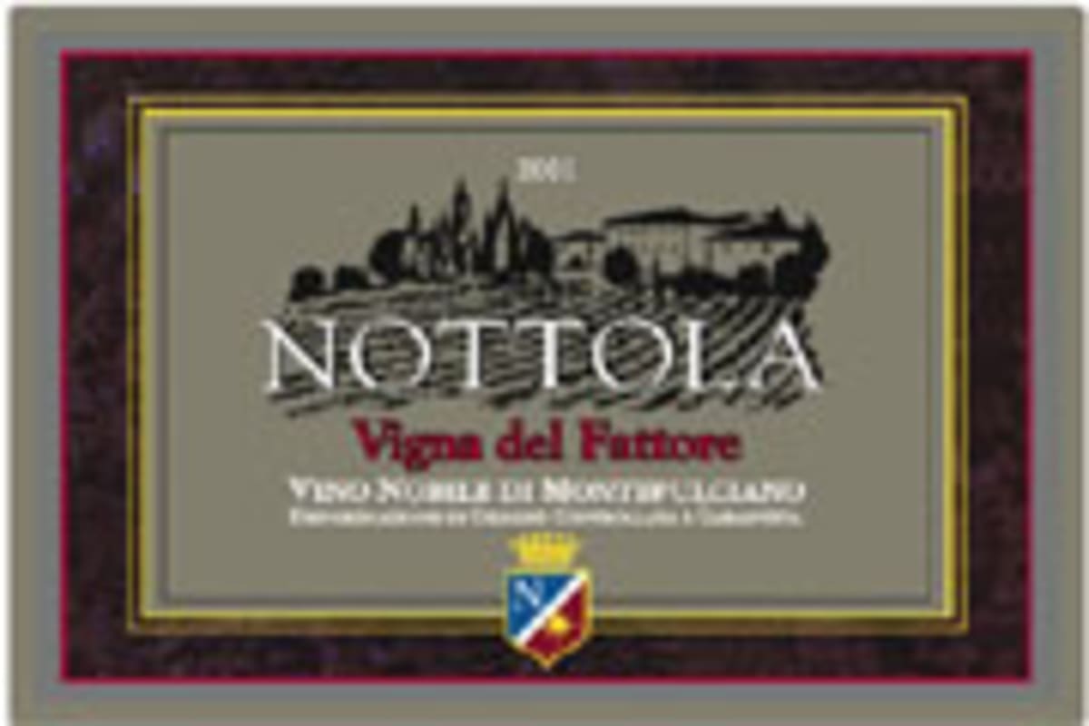 Nottola Vino Nobile di Montepulciano Vigna del Fattore 2001 Front Label